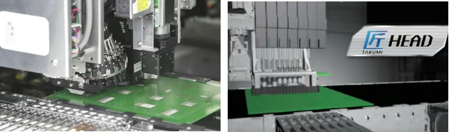 根據實際生產選擇貼片頭